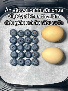 Bánh Sữa Chua Việt Quất Thơm Ngon, Ăn Vặt Lành Mạnh