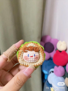 Búp bê móc len dễ thương hình cuộn sushi nhỏ xinh