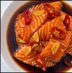 Cá Hồi Ngâm Tương Hàn Quốc Thơm Ngon Lạ Miệng