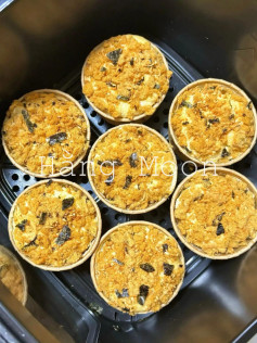 CÁCH LÀM BÁNH CUPCAKE CHÀ BÔNG RONG BIỂN BẰNG NỒI CHIÊN KHÔNG DẦU 🥧