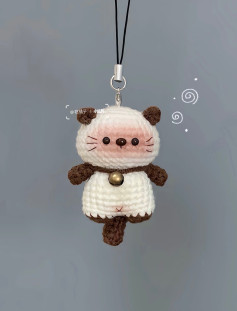 Cách móc len móc khoá mèo dễ thương và đáng yêu