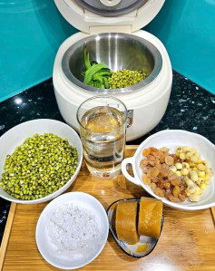 CÁCH NẤU CHÈ ĐẬU XANH NHA ĐAM GIÒN, NGỌT, MÁT, TẠI NHÀ