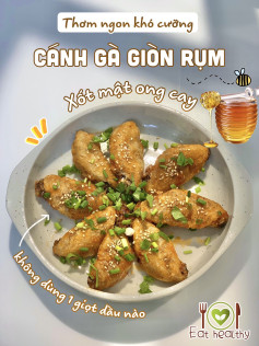 CÁNH GÀ GIÒN RỤM XỐT MẬT ONG CAY - NGON KHÓ CƯỠNG🤤