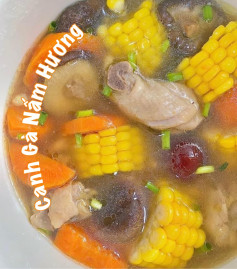 Canh Gà Nấm Hương