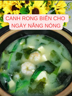 Canh Rong Biển Tươi Mát Giải Nhiệt Ngày Hè