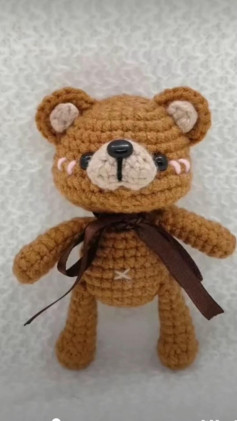 Chart móc len gấu bông dễ thương cho người mới bắt đầu