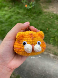 Chart móc len mèo con dễ thương cho móc khóa