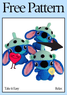 Chart móc len miễn phí hình thú dễ thương và sáng tạo