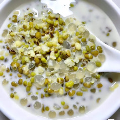 Chè Đậu Xanh Bột Báng Thơm Ngon, Thanh Mát - Món Ngon Mùa Hè