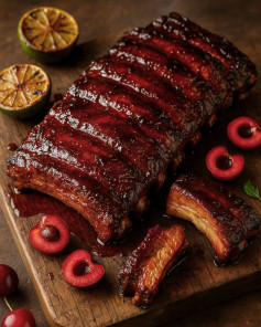 Cherry-Chipotle Cola Ribs: Sweet Heat BBQ Delight