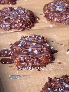 Chewy Chocolate Peanut No-Bake Delights