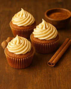 Cinnamon Dream Cupcakes with Creamy Cheese Bliss