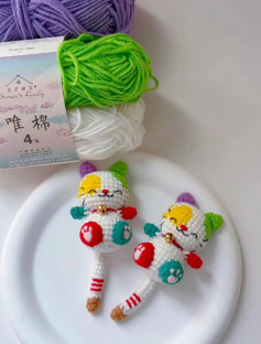 Colorful Crochet Cat Amigurumi Pattern for Playful Crafting