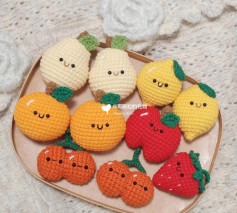Colorful Crochet Fruit Patterns for Cute Amigurumi Decor