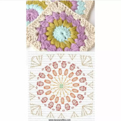 Colorful Crochet Granny Square Pattern for Creative Projects