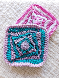Colorful Crochet Squares: A Beginners Easy Step-by-Step Guide