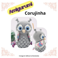 Corujinha de Amigurumi Fofa e Delicada para Decorar