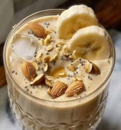 Creamy Almond Banana Bliss Smoothie