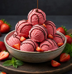 Creamy Strawberry Bliss: A Refreshing Summer Treat