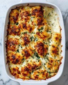 Creamy Vegan Gnocchi Bake with Herbs
