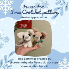Create Adorable Fennec Fox with Free Crochet Pattern