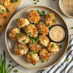 Crispy Bang Bang Cauliflower with Spicy Vegan Sauce
