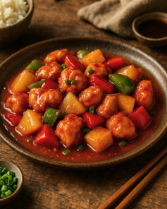 Crispy Sweet and Sour Chicken Delight