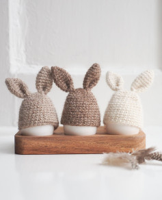 Crochet Bunny Egg Cozies Perfect for Easter Decor