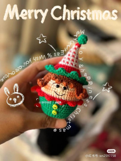 Crochet Christmas Elf Amigurumi Pattern for Festive Holiday Decor