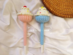 Crochet Cupcake Pens: Sweet Handmade Accessories for Writing