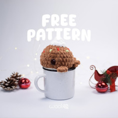 Crochet Cute Gingerbread Amigurumi Pattern for Holiday Season