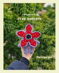Crochet Demogorgon Amigurumi Pattern for Free