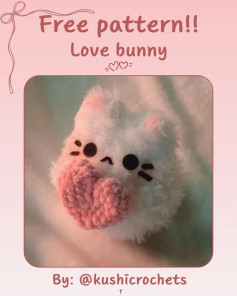 Crochet Love Bunny Free Pattern: Cute and Cozy Design
