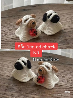 Crochet Pattern: Cute Dog in Halloween Costume