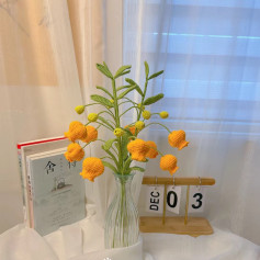 Crochet Pattern for a Vase of Bell Flowers