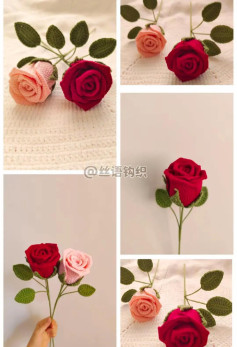 Crochet Pattern for Beautiful Rose Bouquets: Step-by-Step Guide
