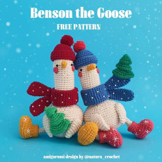 Crochet Pattern for Benson the Goose - Free Amigurumi Design