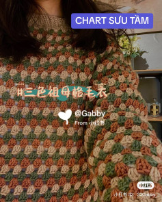 Crochet Pattern for Cozy Multicolor Sweater