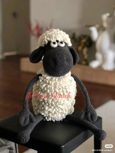 Crochet Pattern for Cute Amigurumi Sheep Stuffed Toy