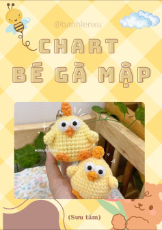 Crochet Pattern for Cute Chubby Chick Keychain