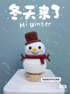 Crochet Snowman Pattern for a Cozy Winter Decor