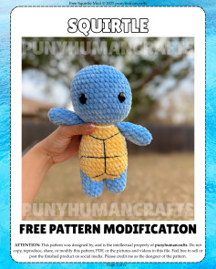 Crochet Squirtle Amigurumi Pattern for Beginners