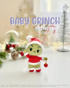 Crochet Your Own Adorable Baby Grinch Amigurumi for Christmas