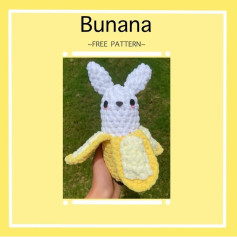 Crochet Your Own Adorable Bunana with This Free Pattern