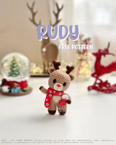 Crochet Your Own Adorable Reindeer with This Free Pattern