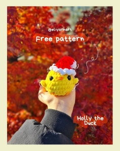 Crochet Your Own Festive Duck with Free Pattern Guide