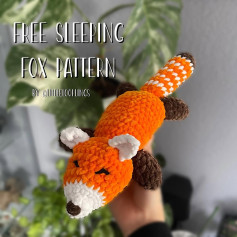 Crochet Your Own Sleeping Fox with This Free Pattern