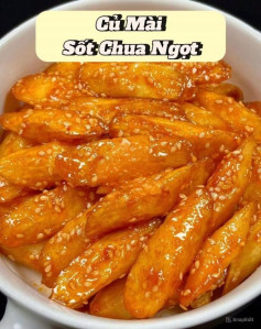 Củ Mài Sốt Chua Ngọt