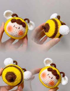 Cute Crochet Bee Pattern for Beginners