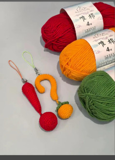 Cute Crochet Bunny and Flower Hanging Decoration Pattern